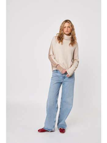 John + Jenn Tinto Colorblock Turtleneck