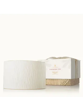 Thymes Frasier Fir Ceramic Candle 3 Wick