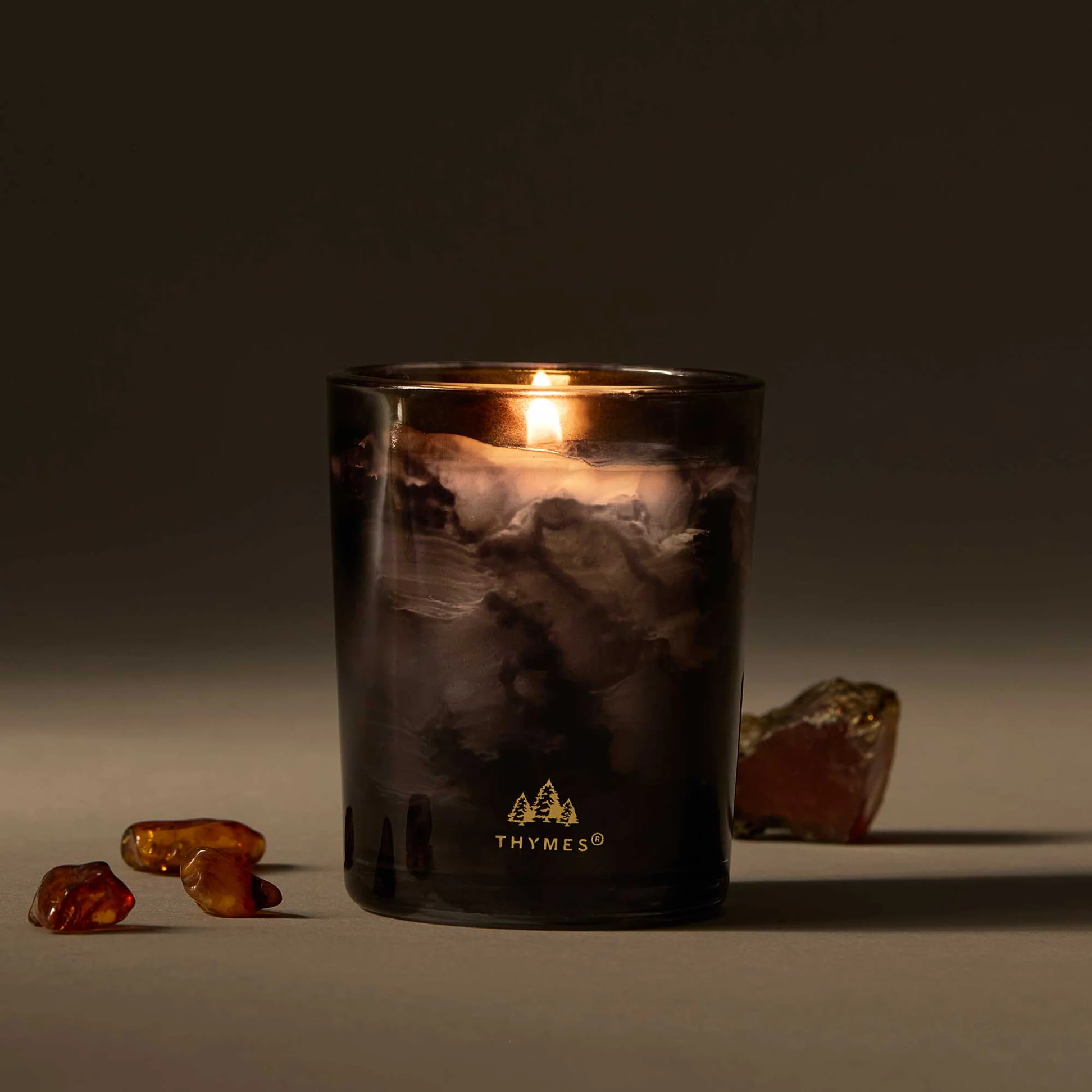 Thymes Noir Woods Box Votive 2oz