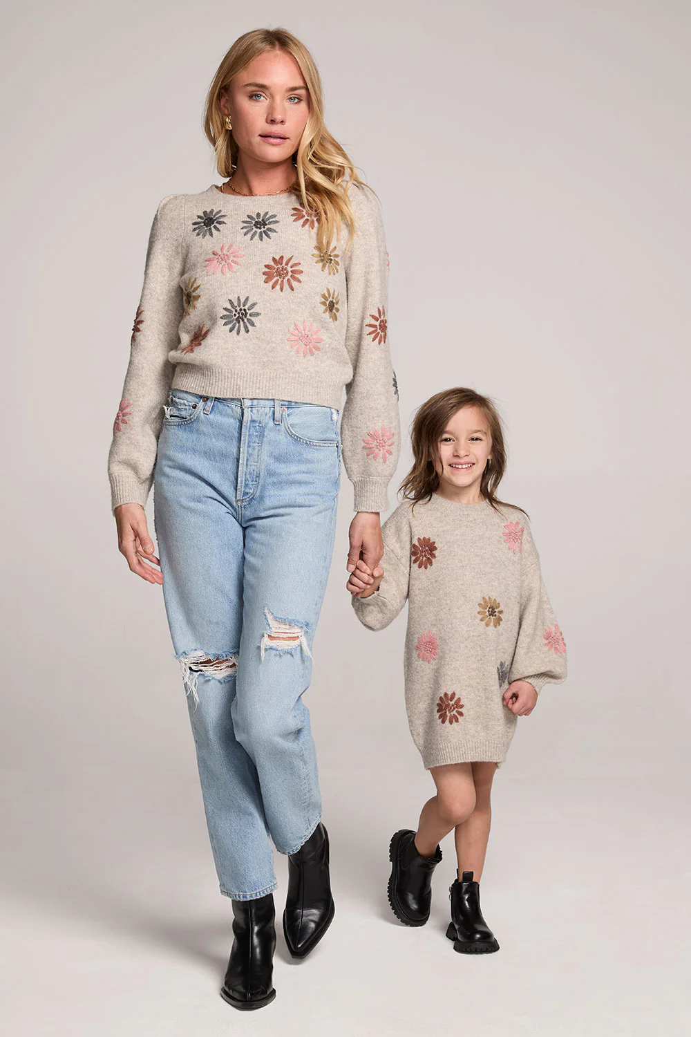 Saltwater Luxe Blossom Sweater Dress