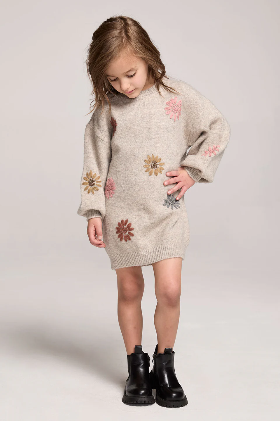 Saltwater Luxe Blossom Sweater Dress
