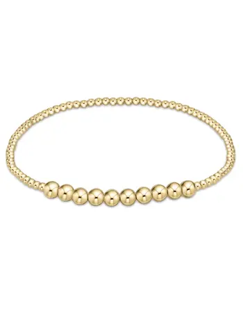 enewton Classic Gold Beaded Bliss 2mm Bead Bracelet-4mm
