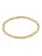 enewton Classic Grateful Pattern 4mm Bead Bracelet-Gold