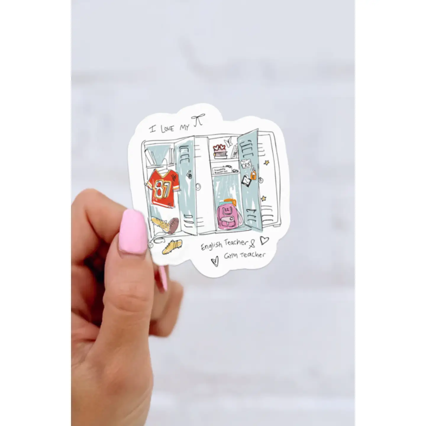 Girl Tribe Co English Teacher + Gym Teacher Sticker