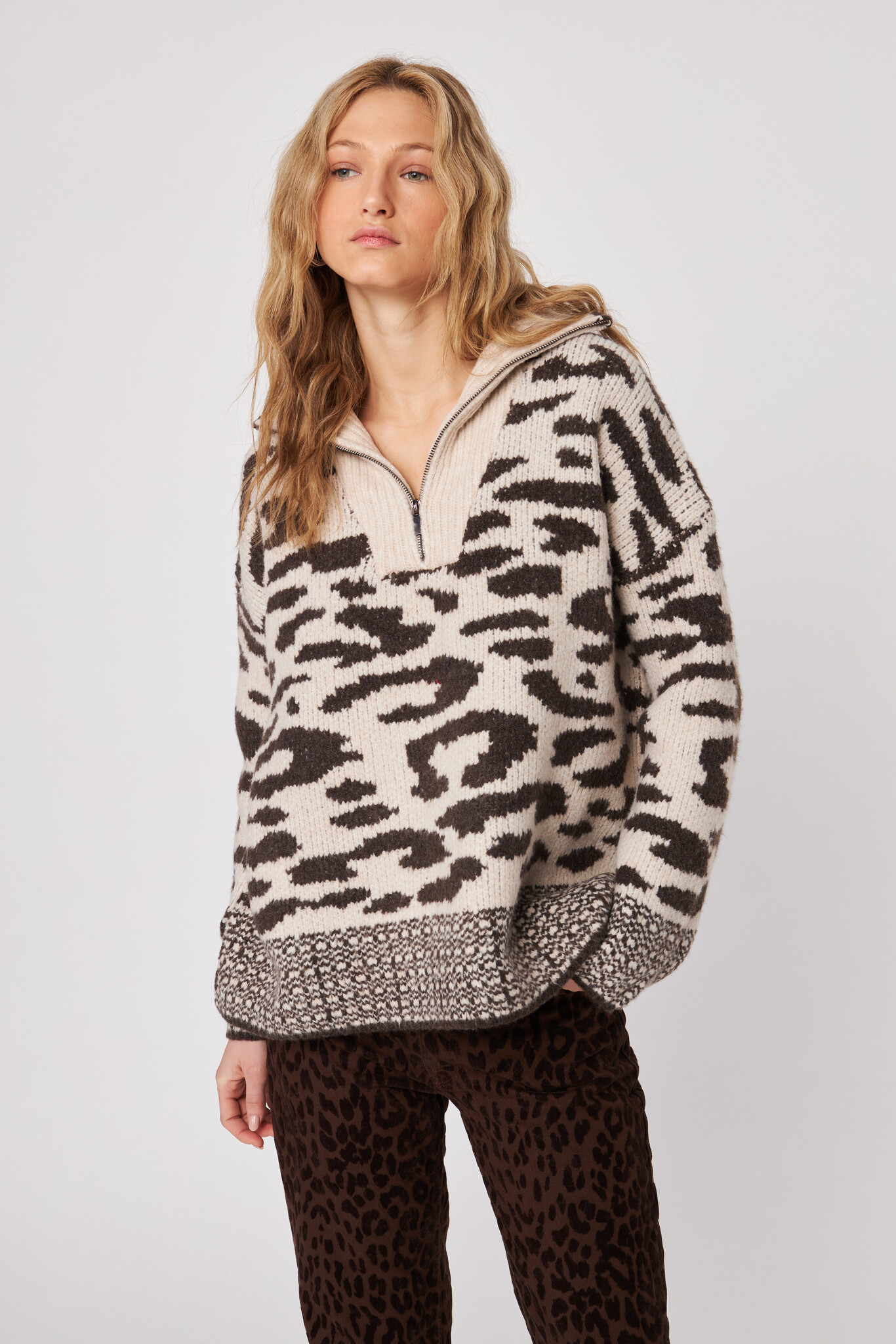 John + Jenn Stirling Quarter Zip Sweater