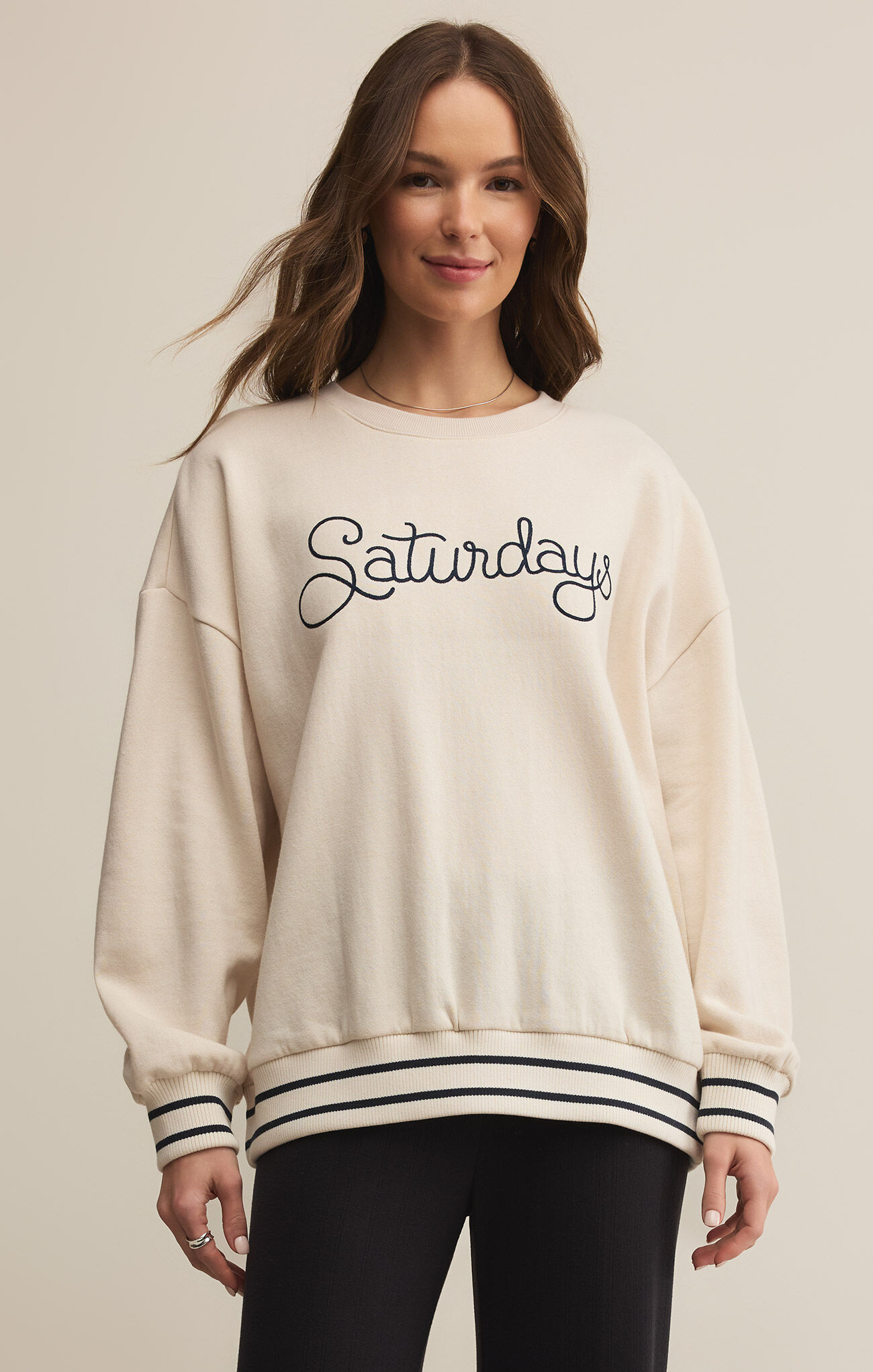 Z Supply Oversized Saturdays Sweatshirt