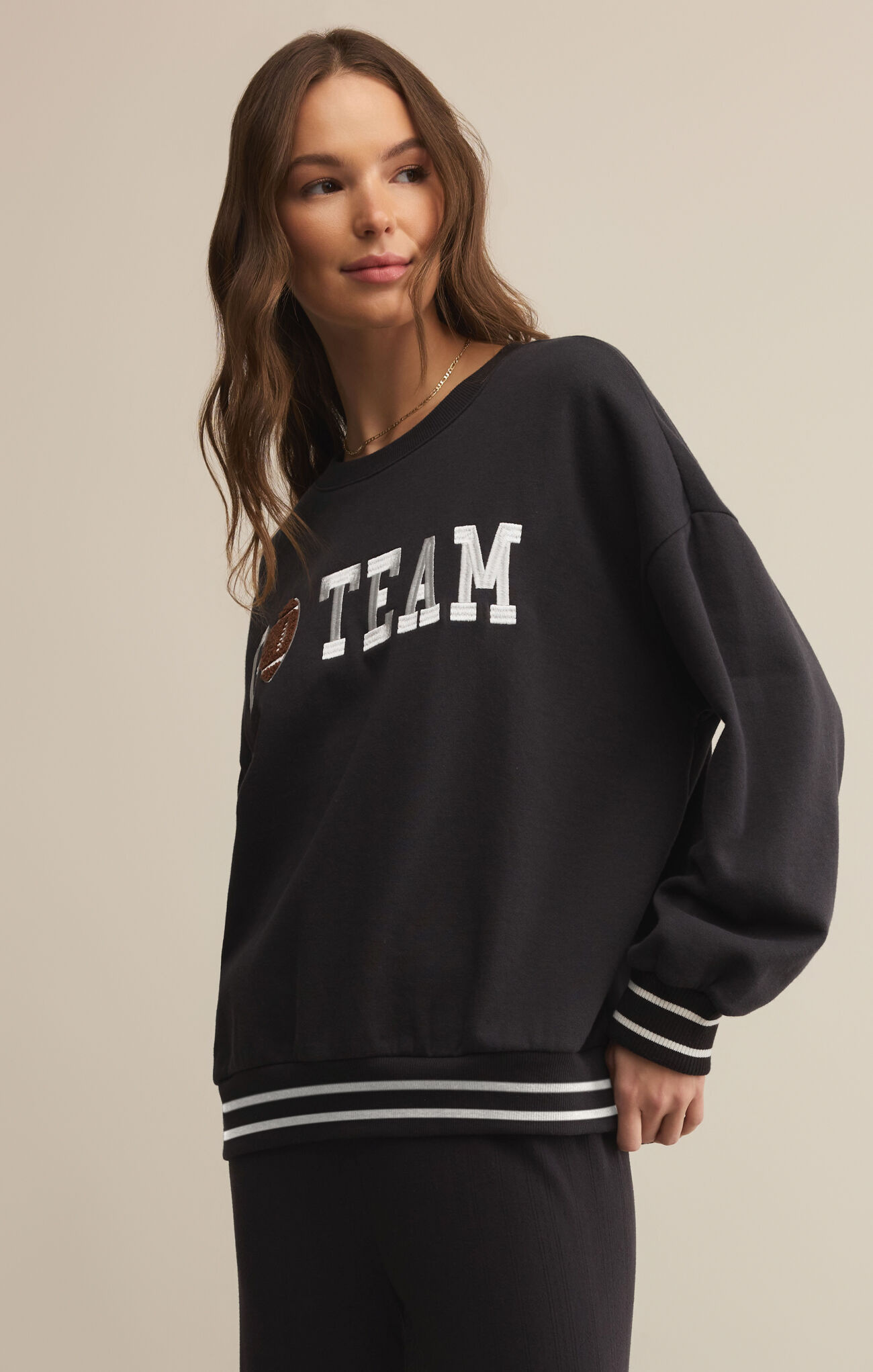 Z Supply Oversized Go Team Sweatshirt