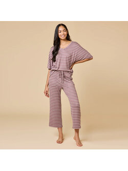 Softies Dream Relaxed V-Neck Capri Set