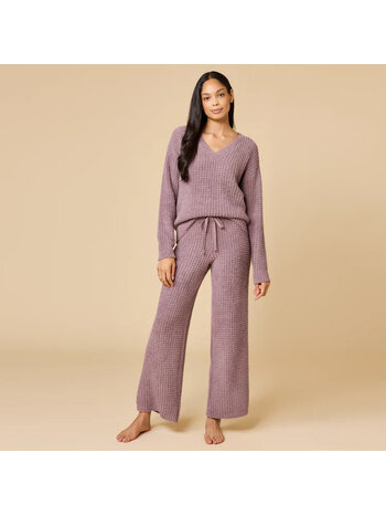 Softies Waffle Marshmallow V-Neck w/Pant