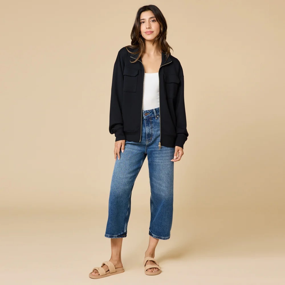 Softies DreamTech Double Zip Bomber Jacket