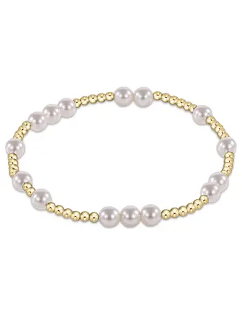 enewton Hope Unwritten 5mm Bead Bracelet-Pearl