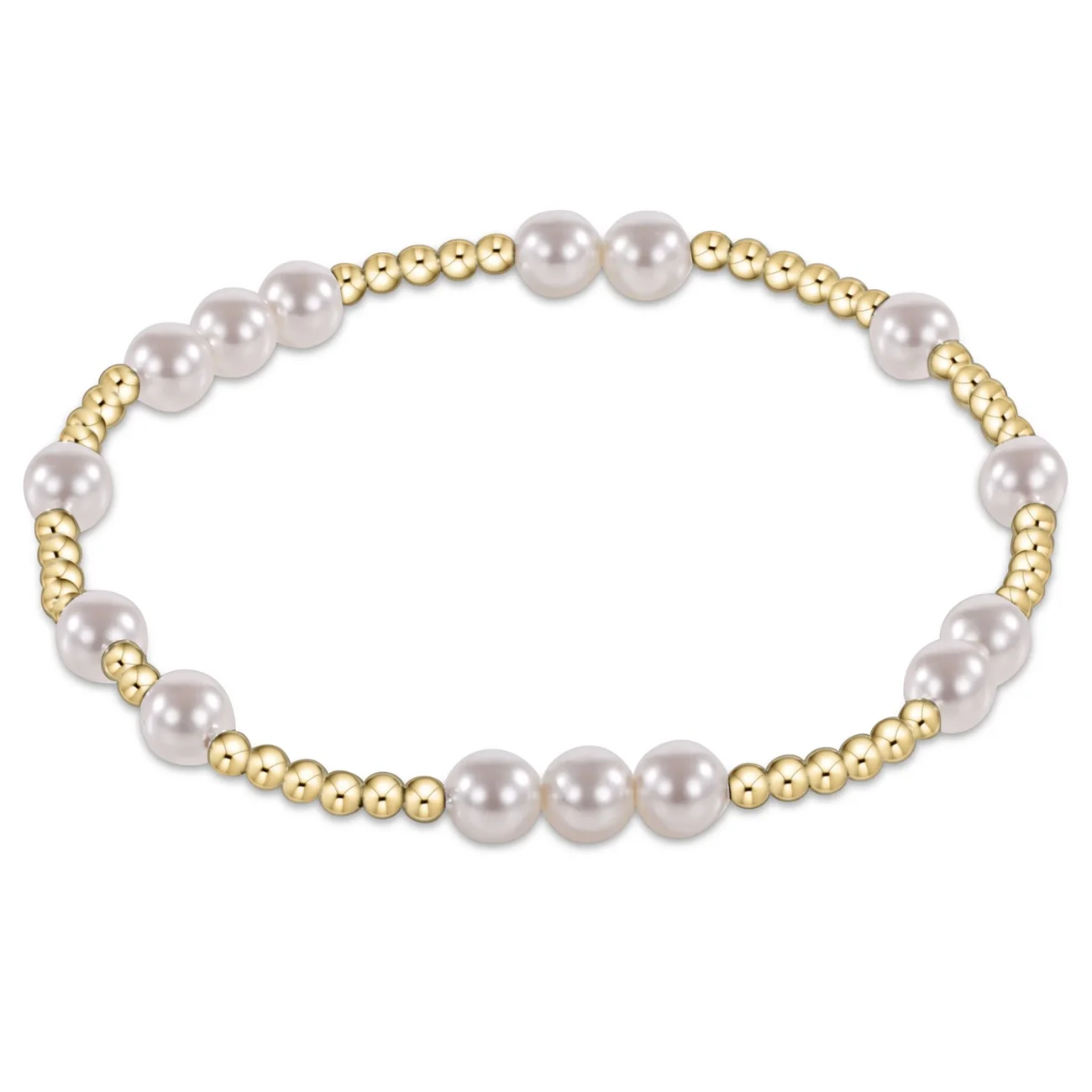 enewton Hope Unwritten 5mm Bead Bracelet-Pearl