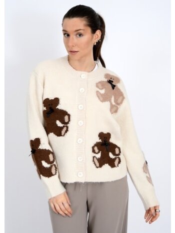 RD STYLE | HEDGE WALDRADA LONG SLEEVE CREW NECK CARDIGAN