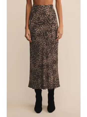 Z Supply Izabel Leopard Skirt