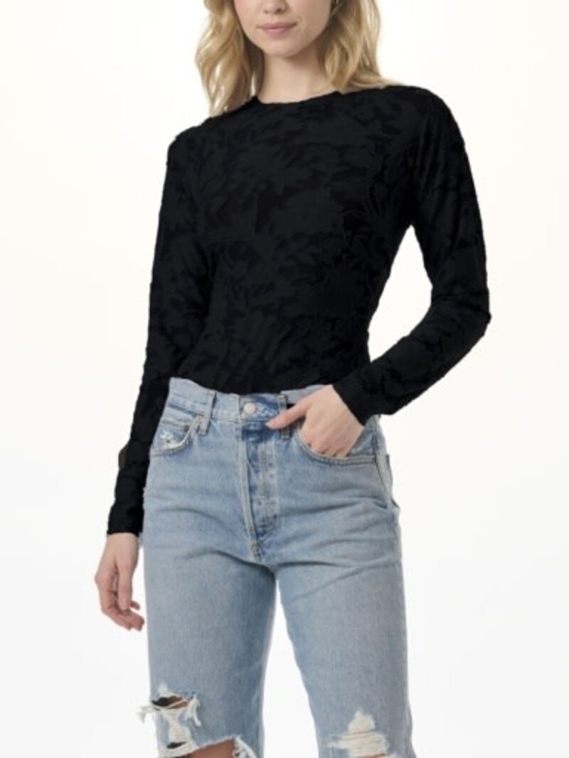 Splendid CECELIA FLORAL LS TEE