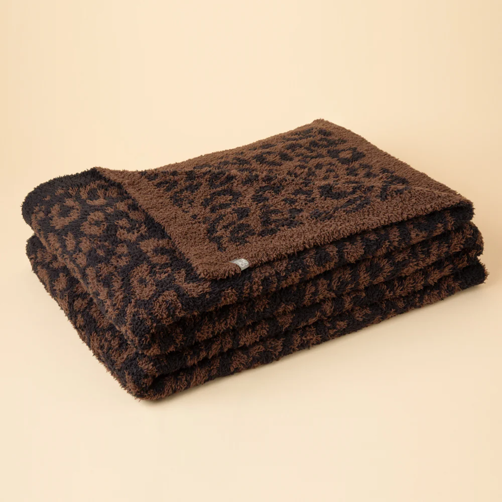 Softies Marshmallow Leopard Blanket