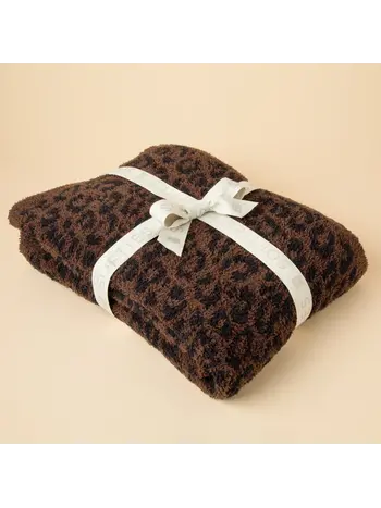 Softies Marshmallow Leopard Blanket