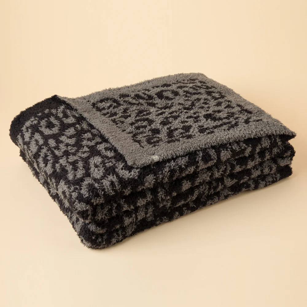 Softies Marshmallow Leopard Blanket