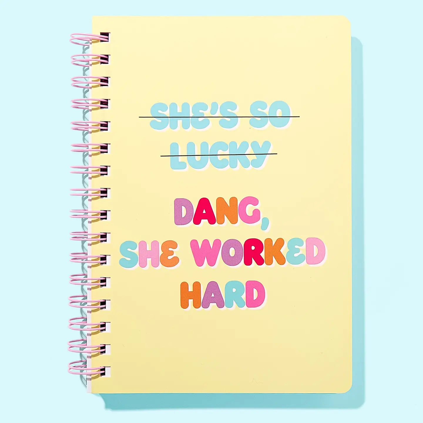 Taylor Elliott Designs She Worked Hard Spiral Notebook