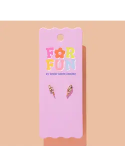 Taylor Elliott Designs For Fun Stud Earrings-Lightning Bolts
