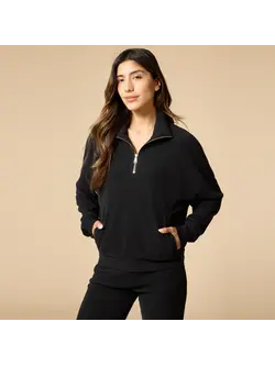 Softies Vintage Velvet 1/4 Zip w/Jogger