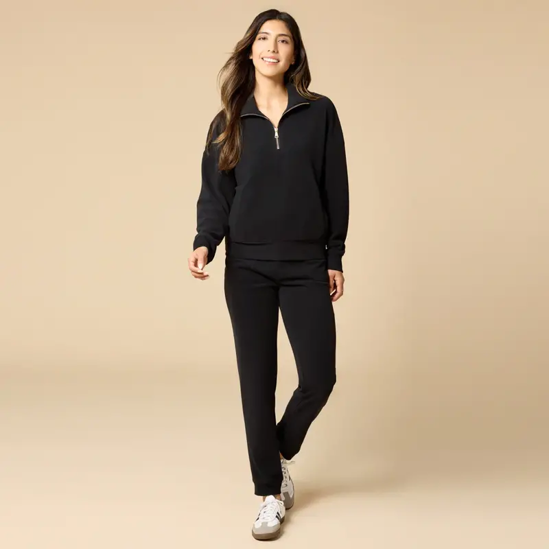 Softies Vintage Velvet 1/4 Zip w/Jogger