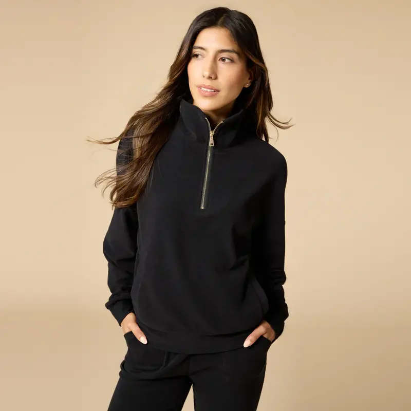 Softies Vintage Velvet 1/4 Zip w/Jogger