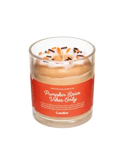 Candier Pumpkin Spice Vibes Only Candle