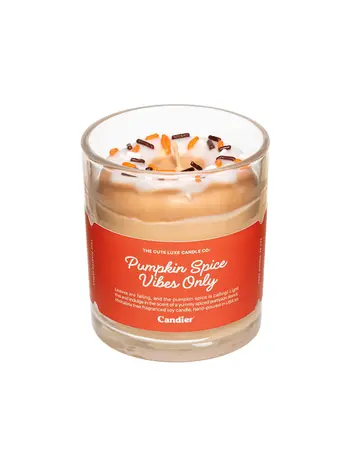 Candier Pumpkin Spice Vibes Only Candle