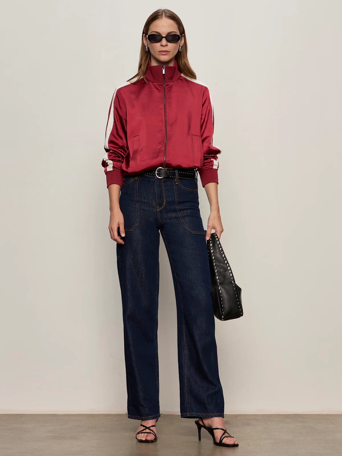 Sanctuary Satin Track Jacket