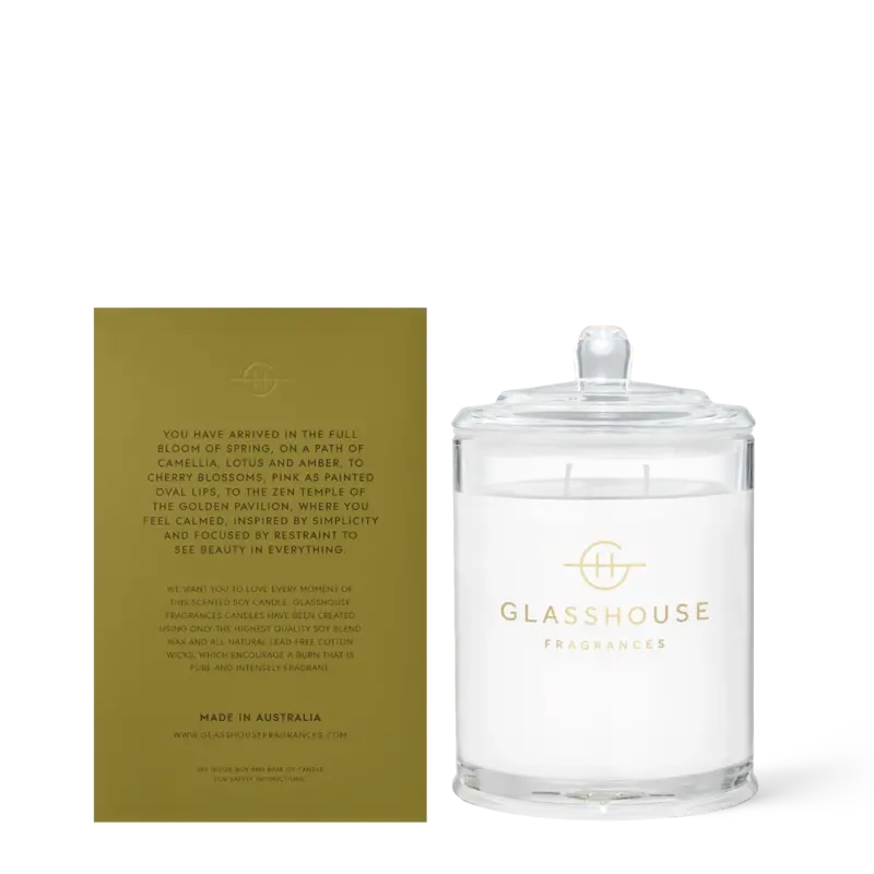 Glasshouse Fragrances Kyoto in Bloom 13.4oz Candle