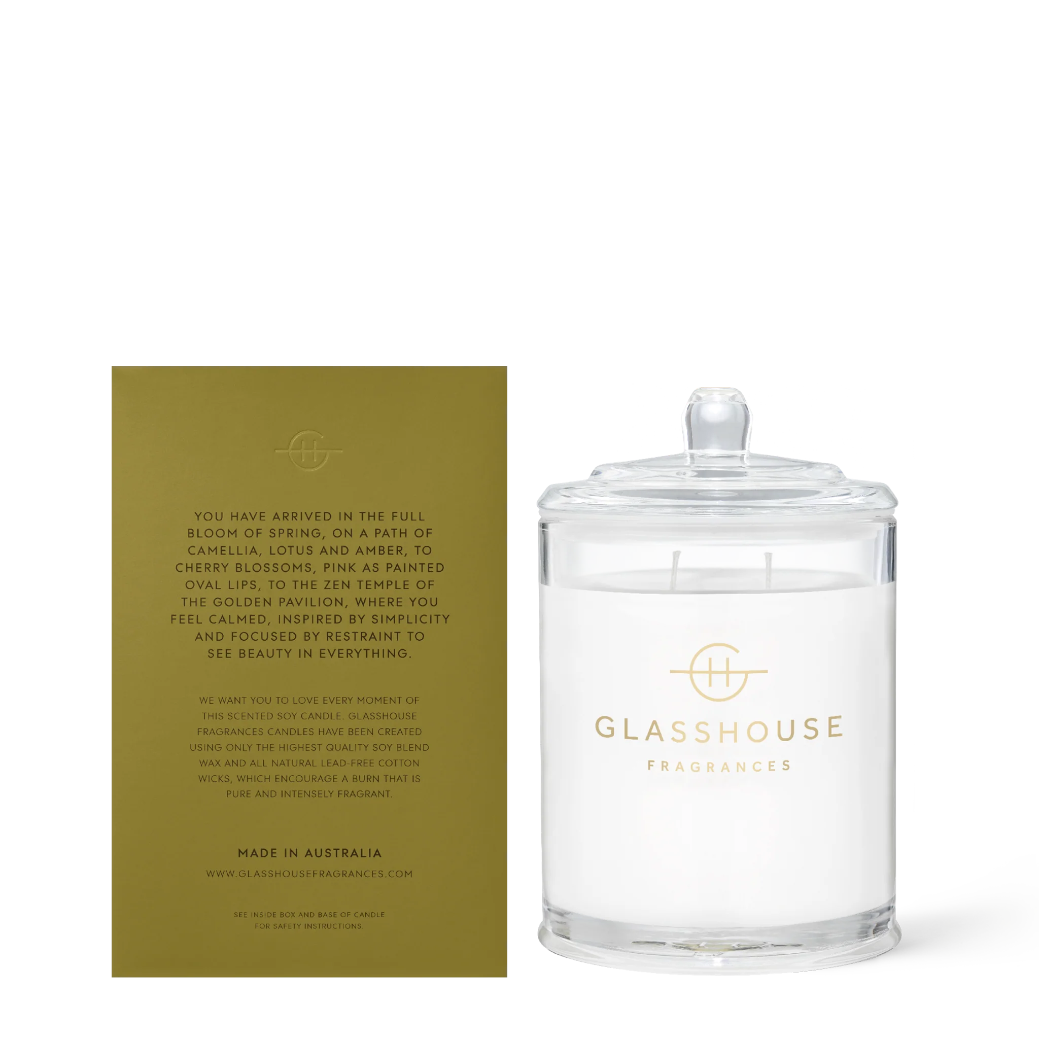 Glasshouse Fragrances Kyoto in Bloom 13.4oz Candle