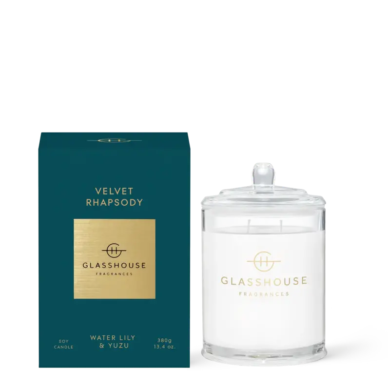 Glasshouse Fragrances Velvet Rhapsody 13.4oz Candle