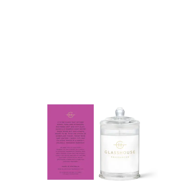 Glasshouse Fragrances Music City Magic 2.1oz Candle