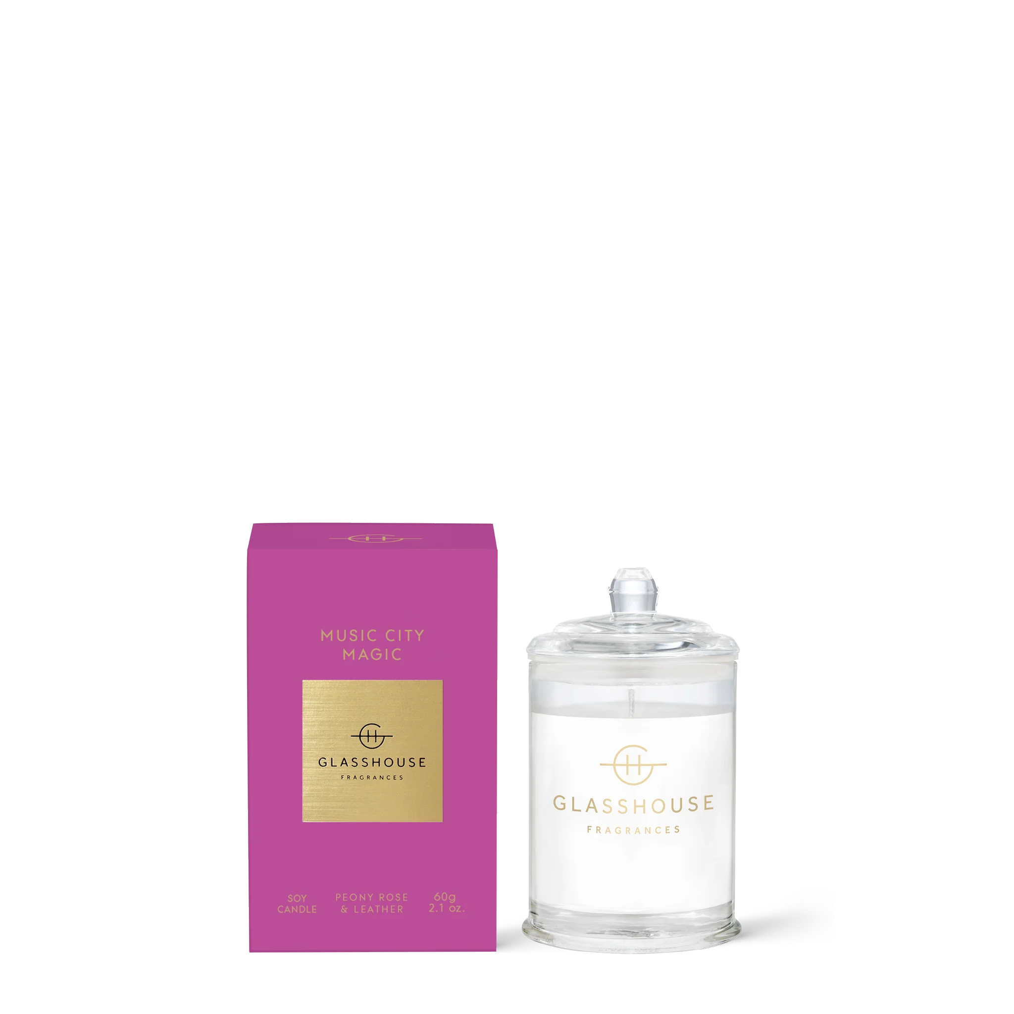 Glasshouse Fragrances Music City Magic 2.1oz Candle