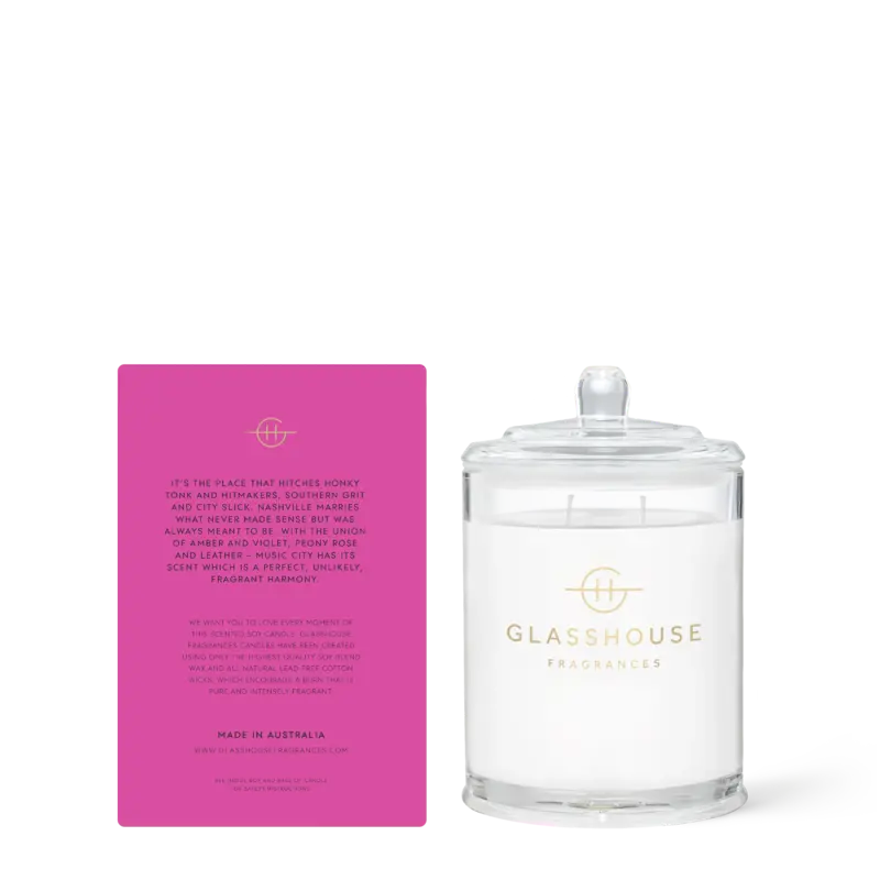 Glasshouse Fragrances Music City Magic 13.4oz Candle