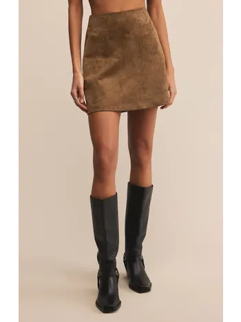 Z Supply Ciera Suede Mini Skirt