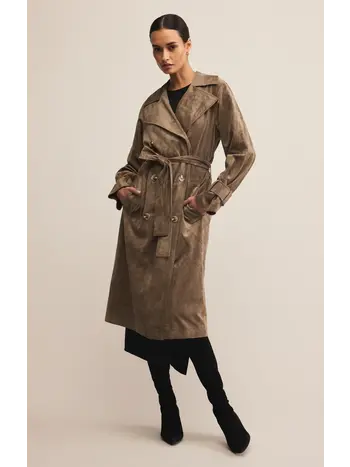 Z Supply Dorian Suede Trench