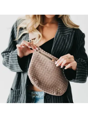 Westlyn Suede Woven Bag