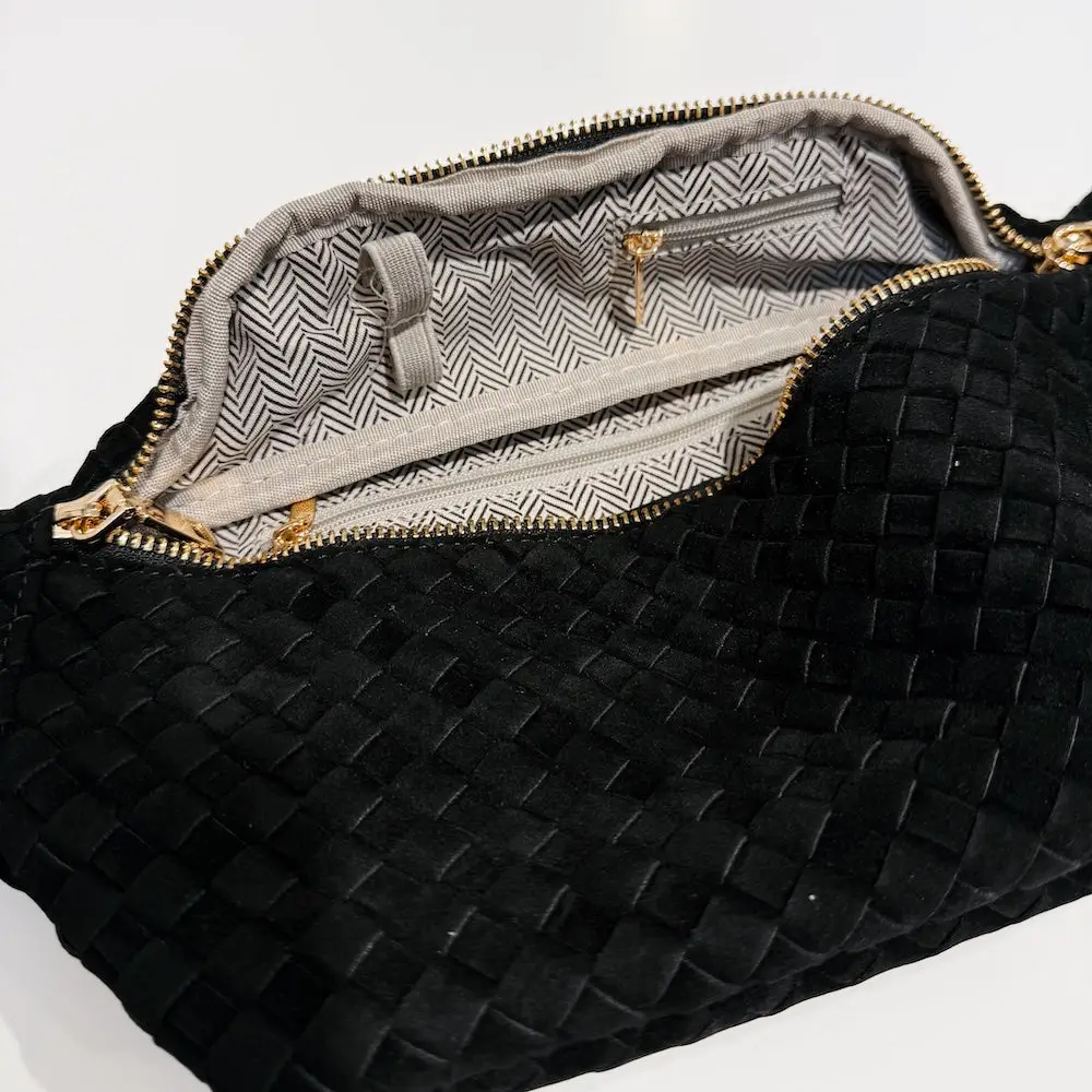 Susie Suede Woven Bag