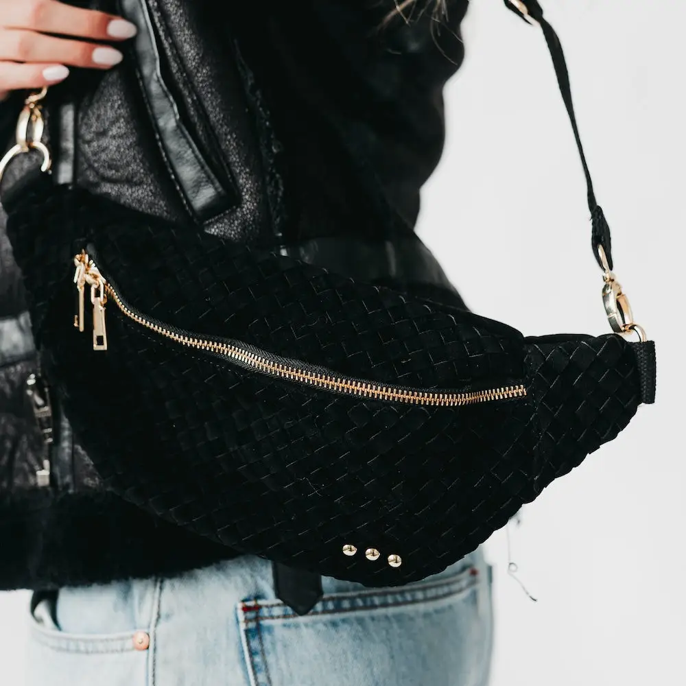 Susie Suede Woven Bag