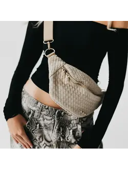 Susie Suede Woven Bag