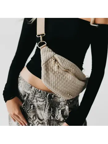 Susie Suede Woven Bag