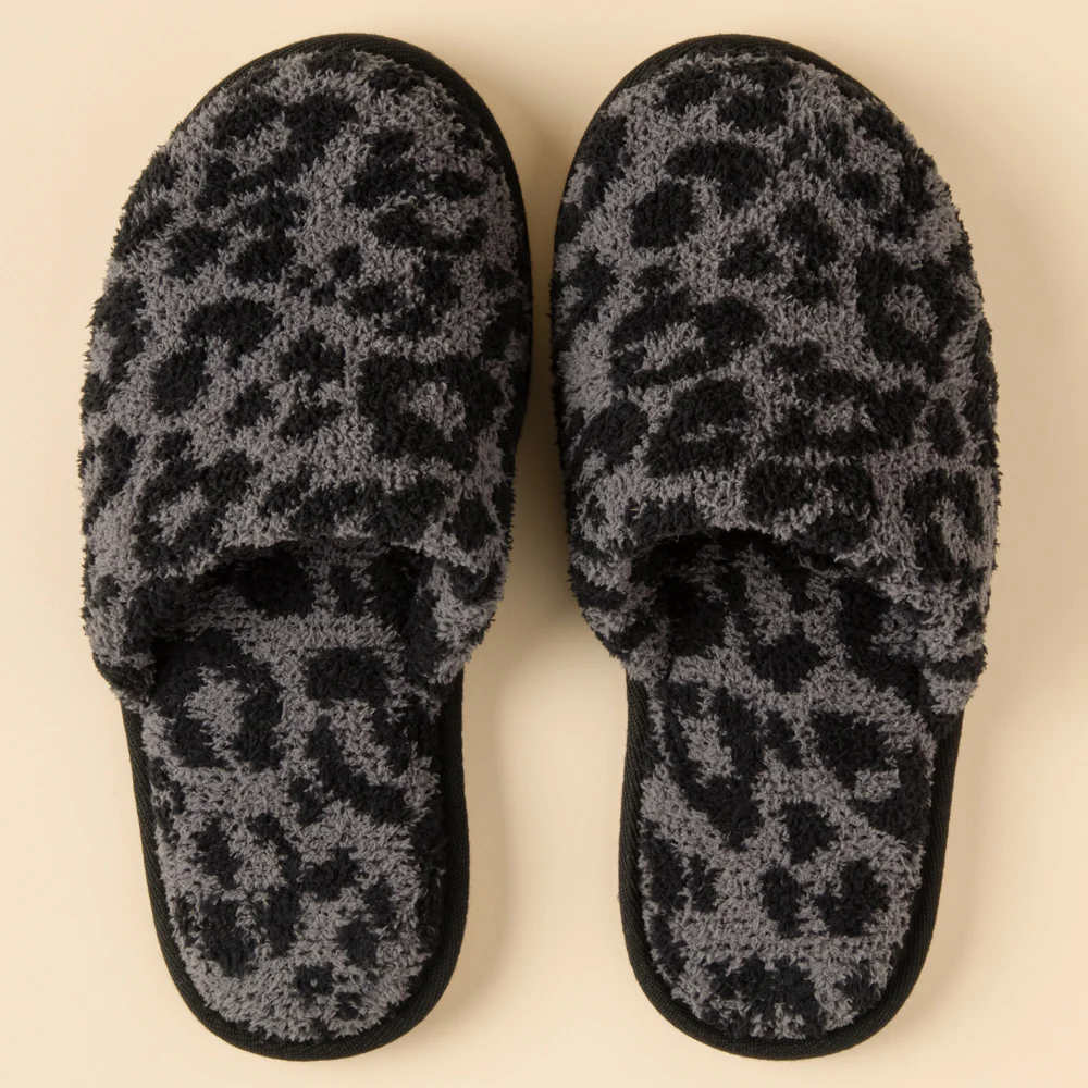 Softies Marshmallow Leopard Slippers