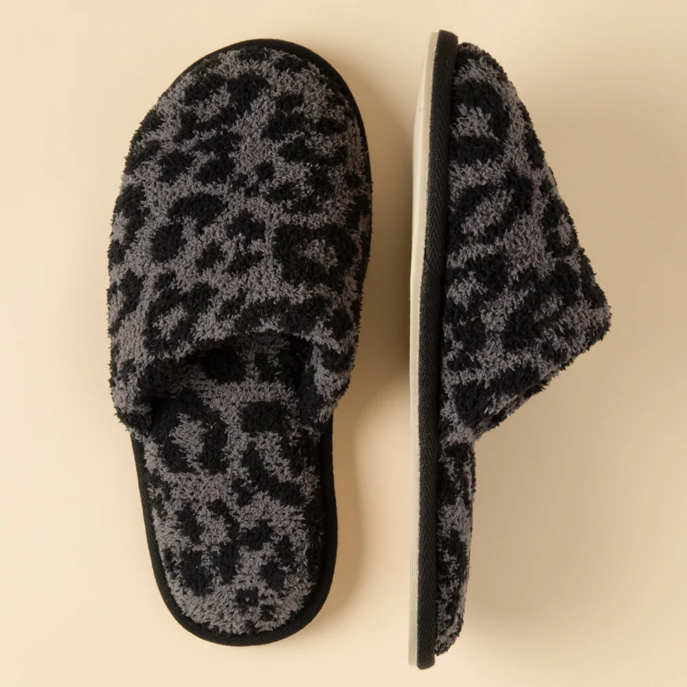 Softies Marshmallow Leopard Slippers