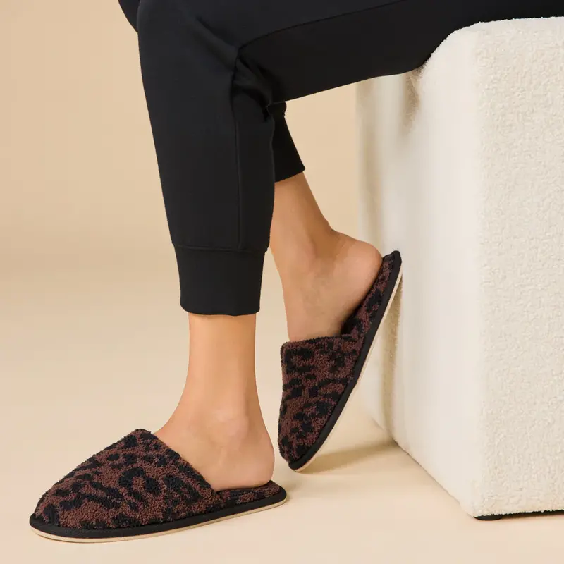 Softies Marshmallow Leopard Slippers