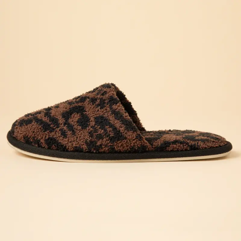 Softies Marshmallow Leopard Slippers