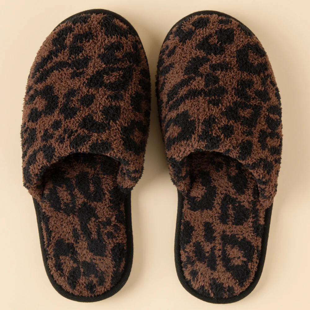 Softies Marshmallow Leopard Slippers