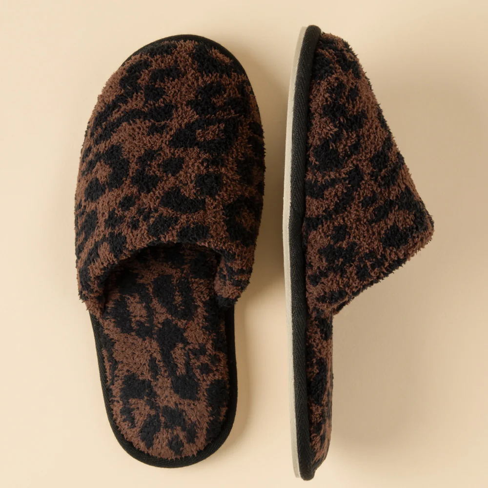 Softies Marshmallow Leopard Slippers