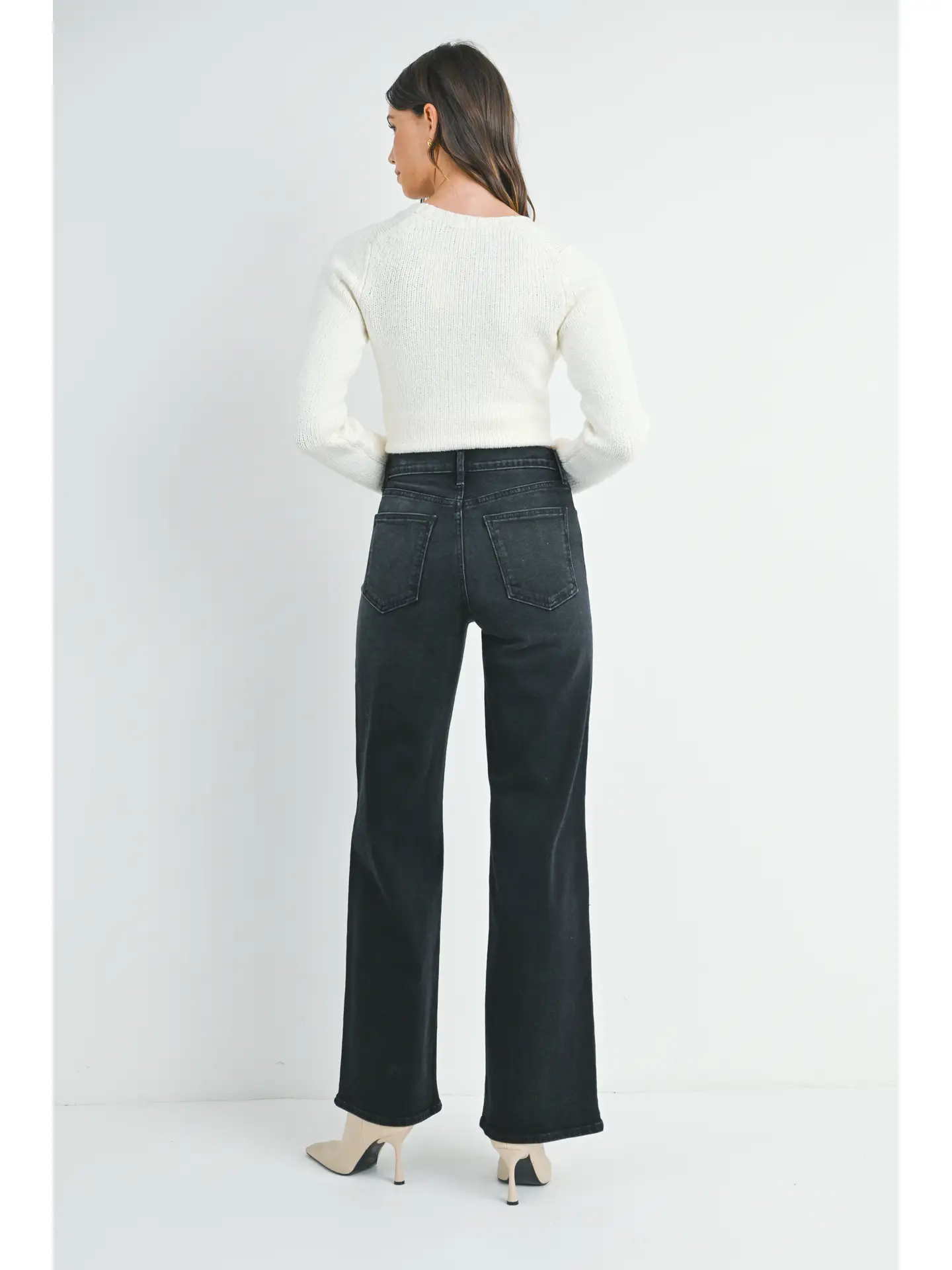 Just Black Denim Palazzo Jean